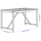 Illustration with measurements for the product: NÄMMARÖ.