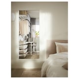 NISSEDAL Mirror, white, 65x150 cm