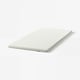 NISSEHOLM Mattress pad, white, 90x200 cm