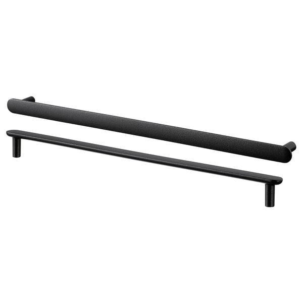 Black NYDALA handlebar, sleek design, zinc base, epoxy finish, horizontal layout, modern style.