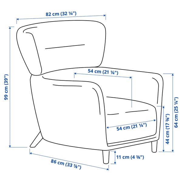 Illustration with measurements for the product: OSKARSHAMN.