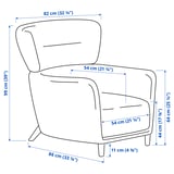 Illustration with measurements for the product: OSKARSHAMN.