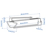 Illustration with measurements for the product: PÅLYCKE.