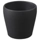 Option: Black round pottery