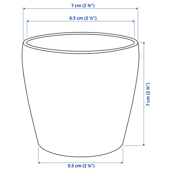 Illustration with measurements for the product: PERSILLADE.