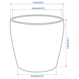 Illustration with measurements for the product: PERSILLADE.