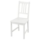 PINNTORP Chair, white stained/pine