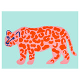 PJÄTTERYD pink & orange spots canvas art with deep frame.