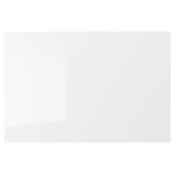 RINGHULT white glossy kitchen drawer, modern design.