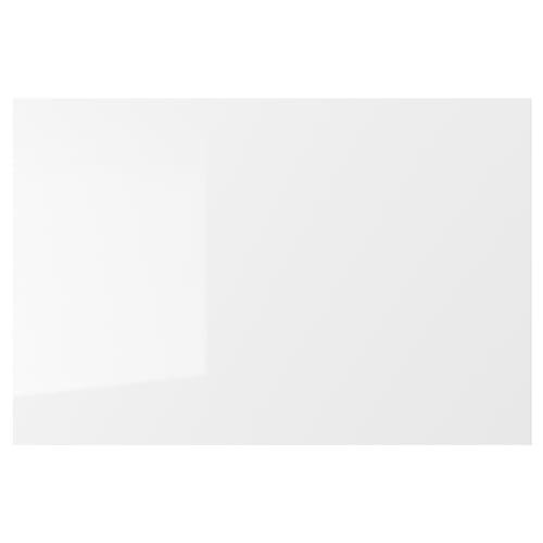 RINGHULT white glossy kitchen drawer, modern design.