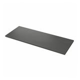 SÄLJAN Custom made worktop, dark grey stone effect/laminate, 30-45x3.8 cm