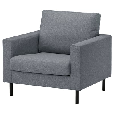 SALTSJÖBADEN Armchair, Gunnared medium grey