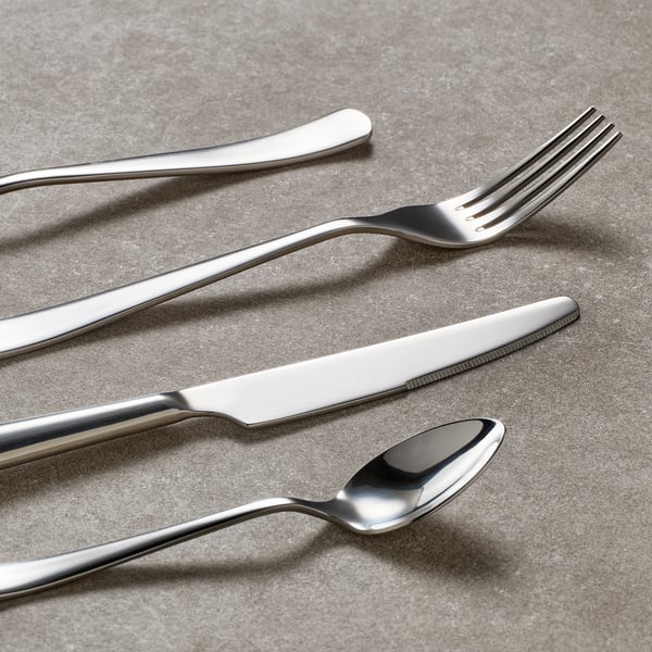 SEDLIG 24-piece cutlery set, stainless steel