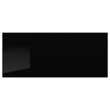 The SELSVIKEN drawer in black sleek, modern design with glossy, durable surface. Suitable for elegant storage.
