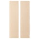 Two light-colored wooden doors side by side. Designed for SMÅSTAD storage units, made of birch veneer with rounded corners.