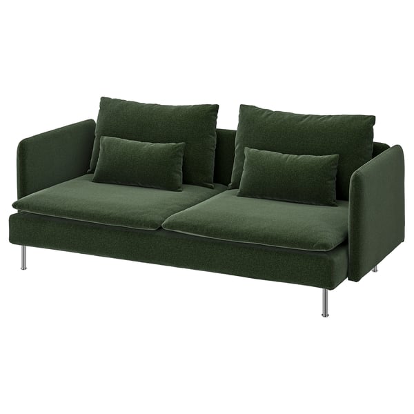 SÖDERHAMN 3-seat sofa, Johanneshov dark green