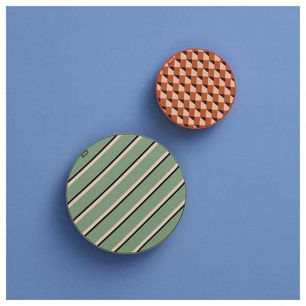 SOLSKYDD Bluetooth speaker, green, 29 cm