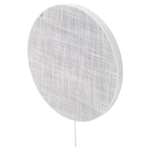 SOLSKYDD Bluetooth speaker, white, 45 cm