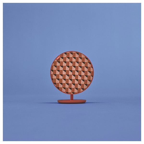 SOLSKYDD Portable Bluetooth speaker, orange, 19 cm