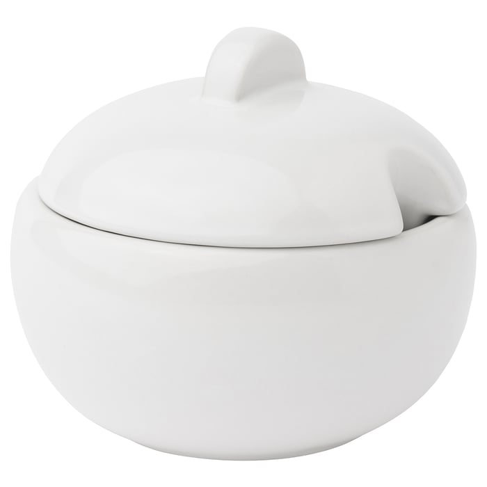 SPRAYA Sugar bowl, offwhite IKEA