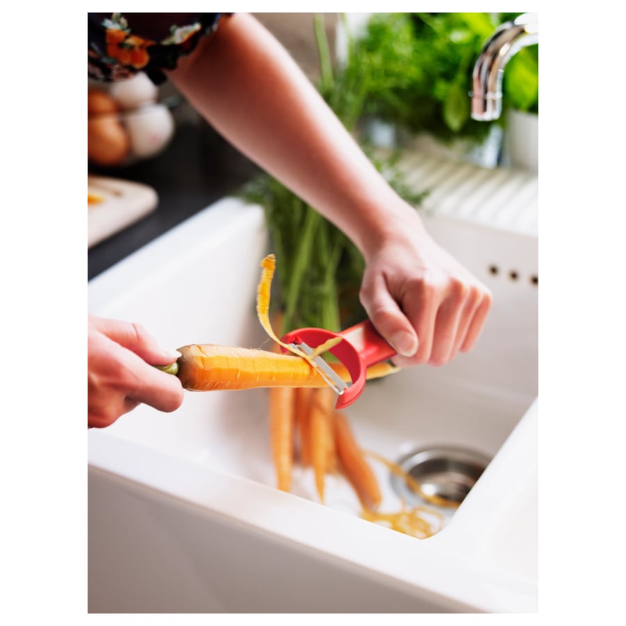 STÄM Peeler, red/white/black IKEA