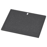 Black rectangular STARKVIND filter with honeycomb pattern, made of polypropylene plastic, for gas cleaning and odor reduction.