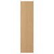 Option: Wooden oak panel in STORKLINTA collection for modern wardrobe.