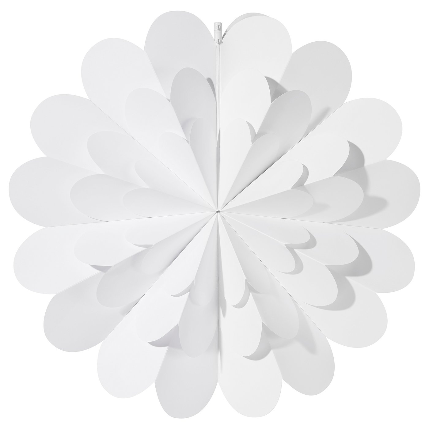 STRÅLA Lamp shade 3D flower/white IKEA