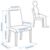 Illustration with measurements for the product: STRANDTORP.