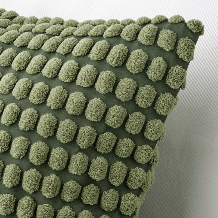 SVARTPOPPEL cushion cover, greenyellow, 65x65 cm IKEA