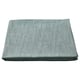 A SVARTSENAP tablecloth, a green-blue cotton, rectangular, and textured fabric designed for a decorative table setting.