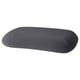 A gray TÖCKENFLY pillowcase with a stretchy edge design for easy use, made of 94% cotton and 6% elastane.