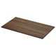 Option: TOLKEN wooden countertop, brown, rectangular, smooth surface, laminate material.