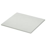 White TOLKEN square countertop in smooth, modern design.