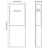 Illustration with measurements for the product: TROTTEN/LIDKULLEN.