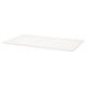 TROTTEN white desk top, melamine, rectangular.