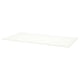 Option: TROTTENtop: white, rectangular, melamine, sleek, simple design.