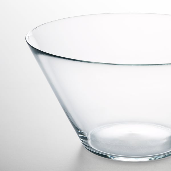 TRYGG Saladier, verre transparent - IKEA