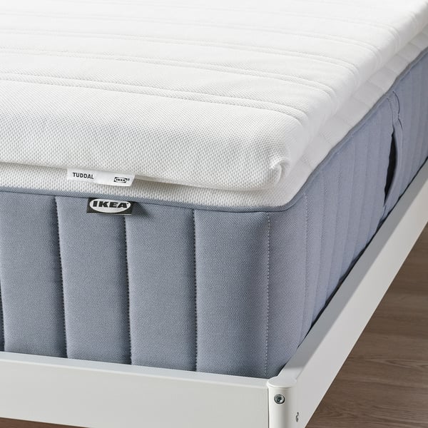 TUDDAL Mattress pad, white, 180x200 cm
