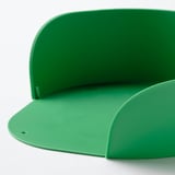 Close-up of vibrant green UPPFYLLD prep bowl. Sleek design, smooth texture, slightly curved edges.