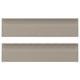 Option: Pair of beige UPPLÖV kitchen cabinet doors with sleek edges and minimalist handles.