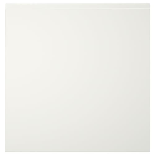 VÄSTERVIKEN white cabinet door, sleek and modern, rectangular, with integrated handle.