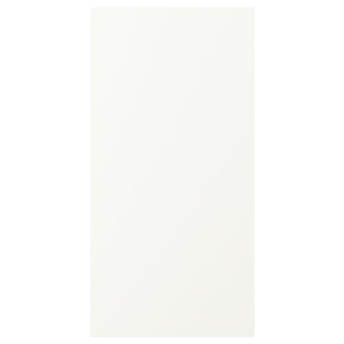 VALLSTENA white cabinet door, simple design, smooth finish.