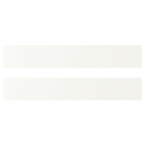 VALLSTENA white kitchen cabinet, smooth, simple design, 25-year guarantee, plastic foil front.