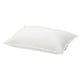 VILDKORN pillow - white, eco-polyester-cotton, soft & firm.
