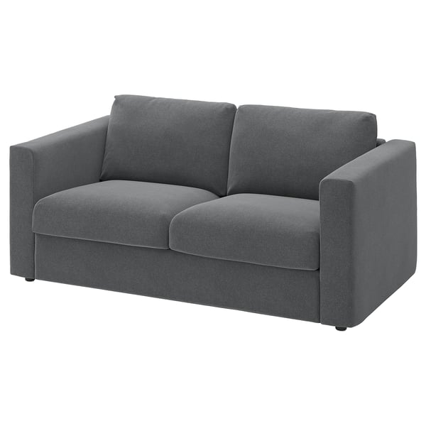 VIMLE 2-seat sofa, Johanneshov dark grey