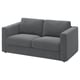 VIMLE 2-seat sofa, Johanneshov dark grey