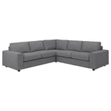 The VIMLE sectional sofa in gray, featuring a modern design with plush cushions and a comfortable, inviting appearance.