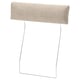 VIMLE headrest, beige, fabric over steel frame, neutral design, adds neck support.