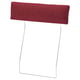 VIMLE red sofa headrest, fabric cover, rectangle, steel frame support.